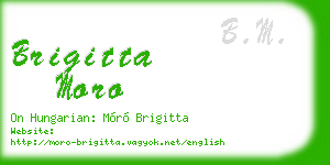 brigitta moro business card